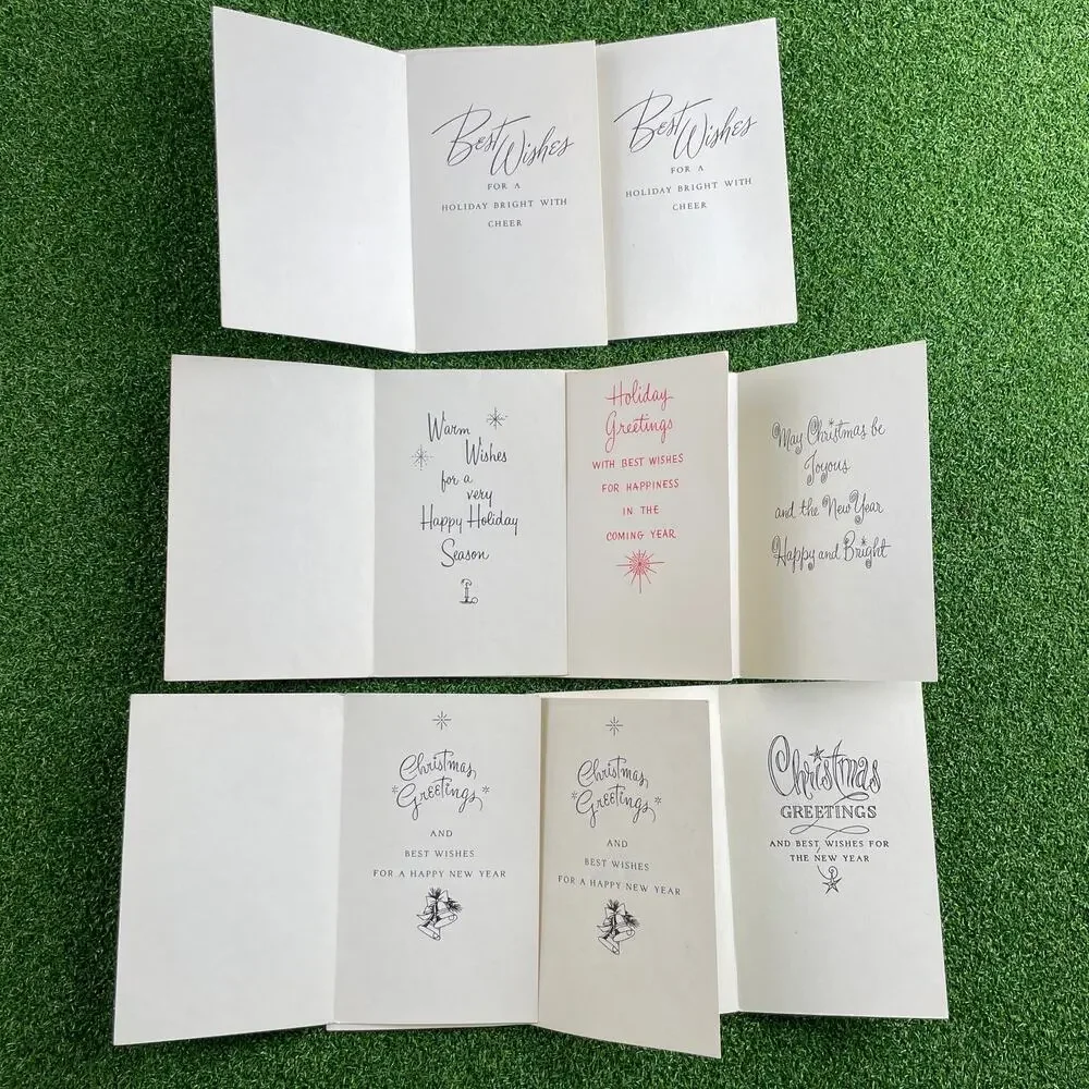 Vintage Christmas Holiday Greeting Cards Lot